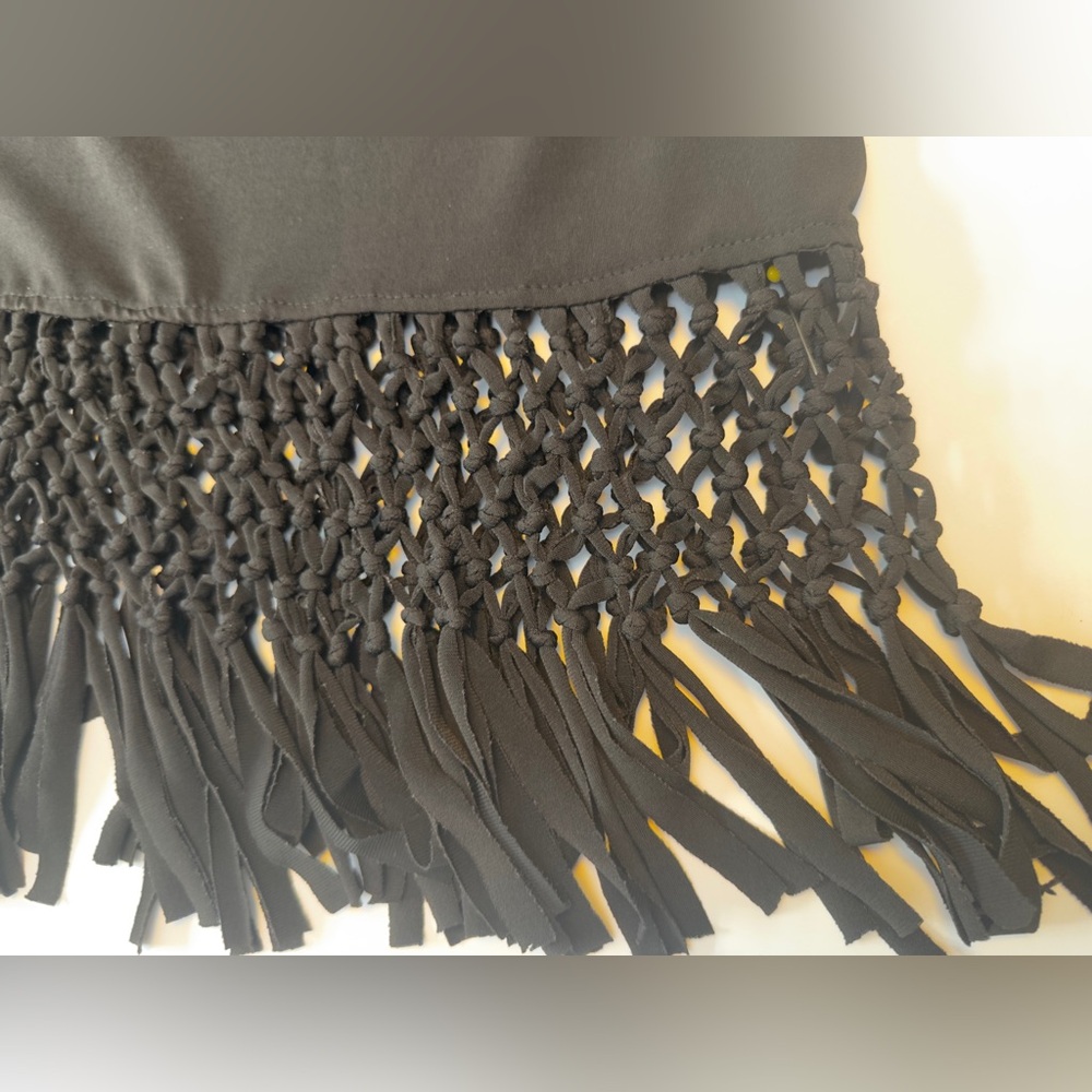 Black bathing suit cover up - Picture 4 of 5